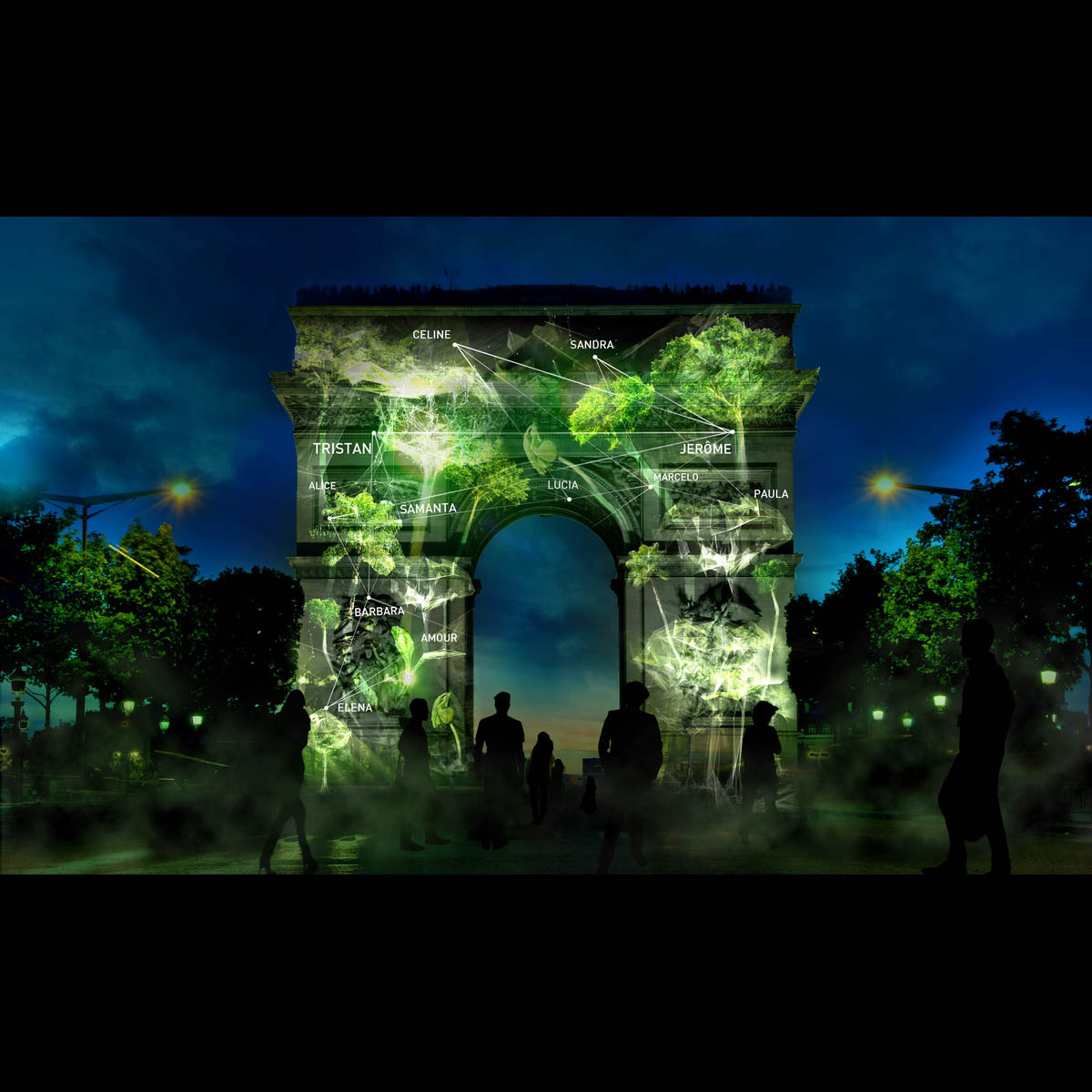 ’Bir Kalp Bir Ağaç’ (One Heart One Tree) projesi ile Paris'in anıtları birer ormana dönüşecek.