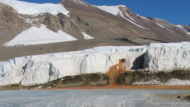 Blood Falls in east Antarctica (Credit: Mike Martoccia, CC by 2.0)