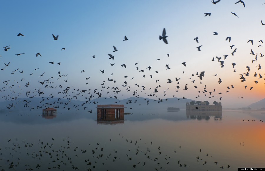 Jal Mahal during Sunrise