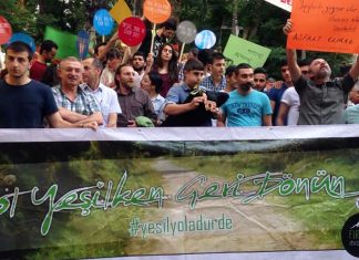 Ankara'da yalancı Yeşil Yol Projesi protesto edildi: Yol yeşilken geri dönün!