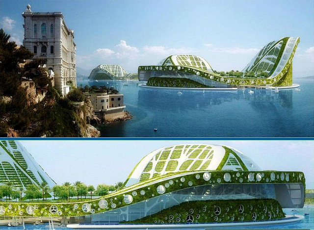 Lilypad Geleceğin ekolojik yüzen evleri (2)