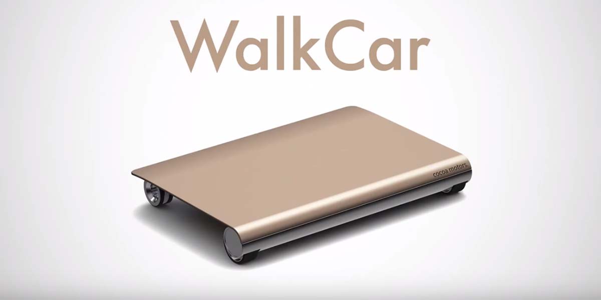 Dünyanın çantada taşınabilen ilk aracı üretildi: Walk Car