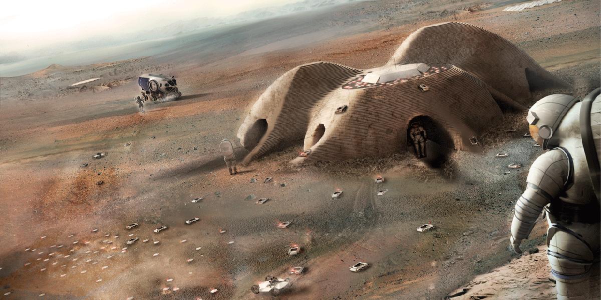 3 boyutlu yazıcı teknolojisi ile Mars’ta barınak yapılacak