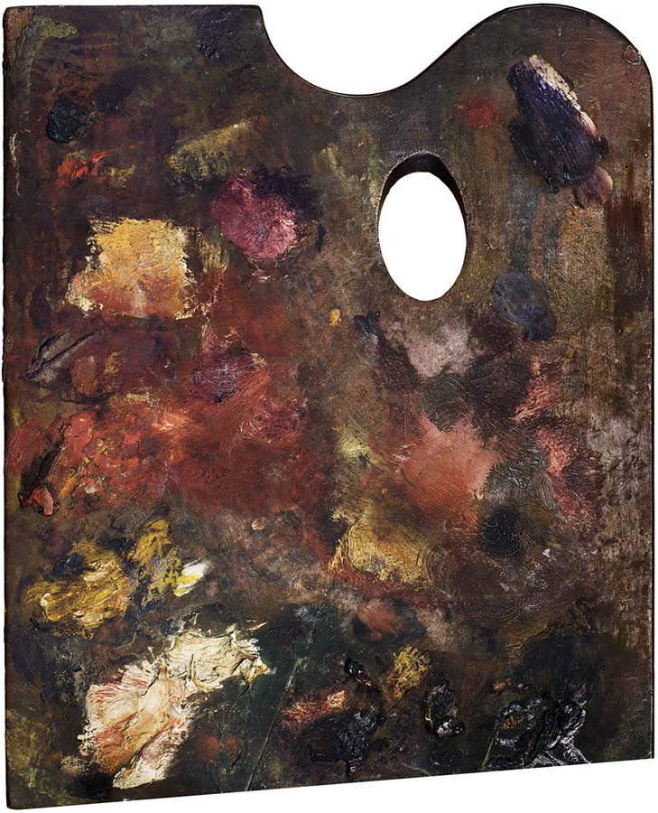 Palette of Edgar Degas