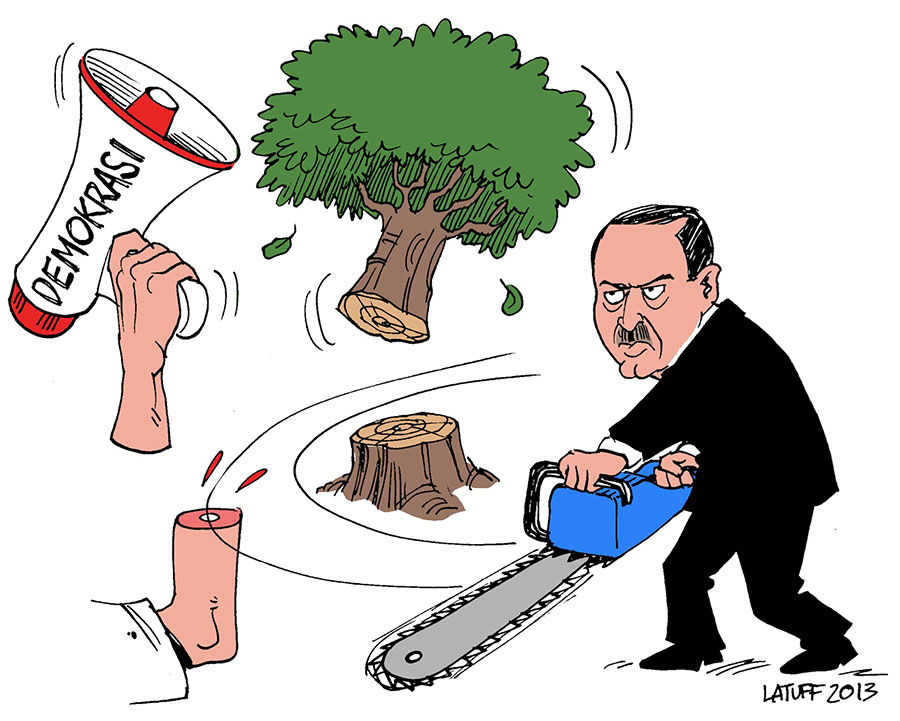 Latuff Demokrasi Erdoğan
