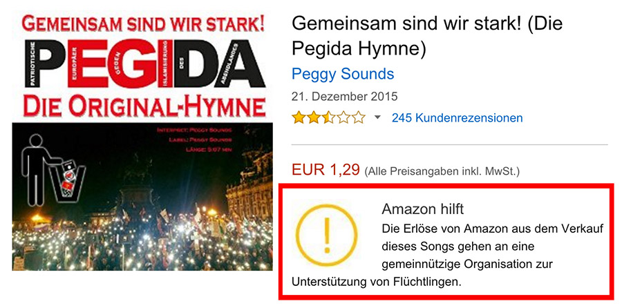 Amazon Pegida