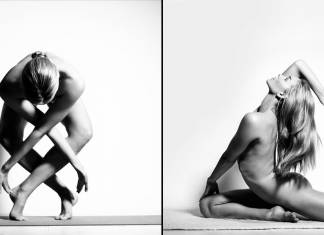 Instagram'ın çıplaklık politikasını ihlal etmeden sanatını yoga ile birleştiriyor