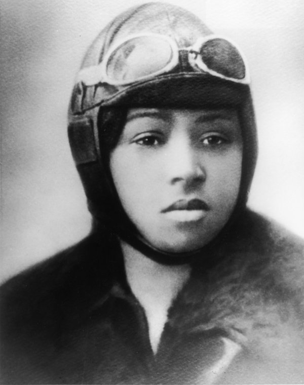 Portrait of Bessie Coleman, circa 1920s. (Photo by Fotosearch/Getty Images).