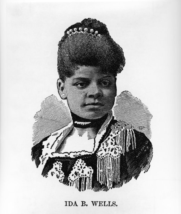 Illustration of Ida B. Wells, circa 1892. (Photo by Fotosearch/Getty Images).