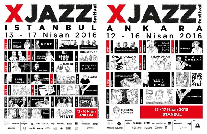 xjazz festival guncel line up