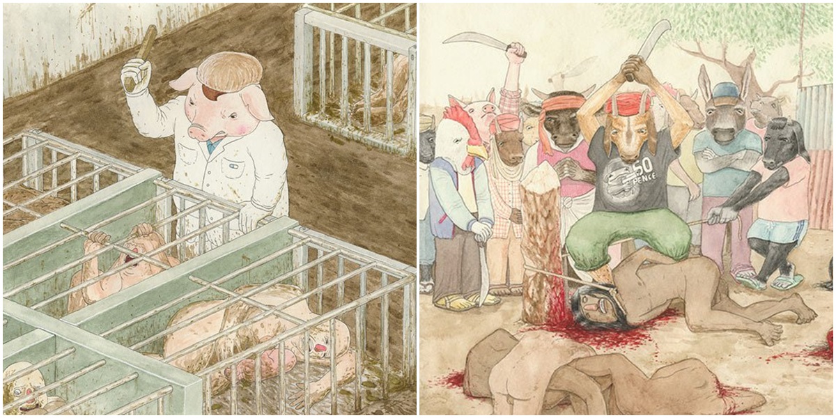 Hayvan istismarına vurgu yapan 15 çizim