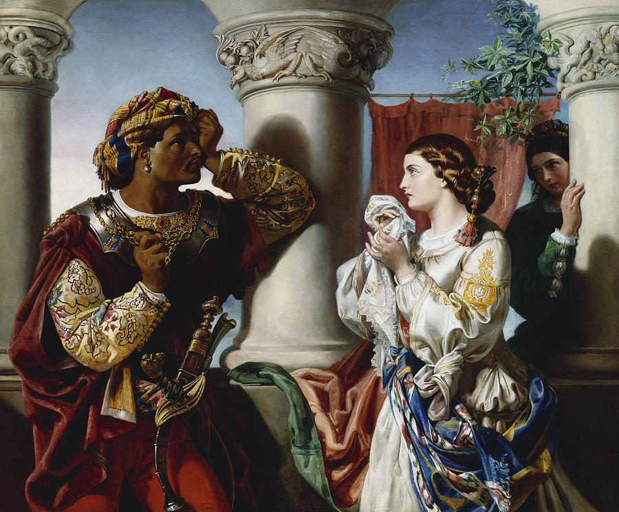 Othello and Desdemona