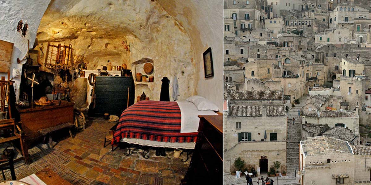İtalya’nın en eski mağaralarıyla tanışın: Sassi di Matera