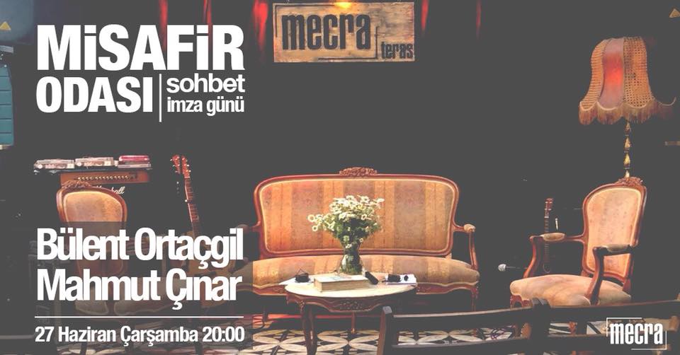 Mahmut Çınar ve Bülent Ortaçgil bugün Kadıköy’de okurlarıyla buluşuyor!