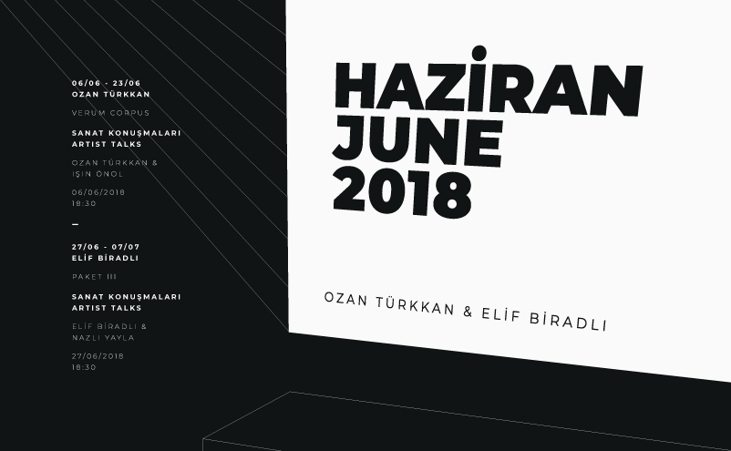 Bilsart Haziran 2018 Sergi Programı | Ozan Türkkan & Elif Biradlı